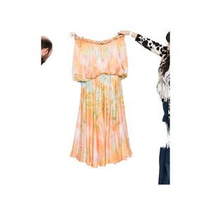 denim pintuck halter mini dress Sierra Serenade Denim Halter Mini Dress in Light Denim